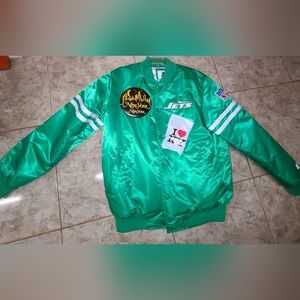 *SOLD* New York Jets Satin Starter Jacket Size XL "Coming To America" Limited